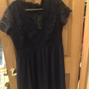 Yikomi dark blue dress
